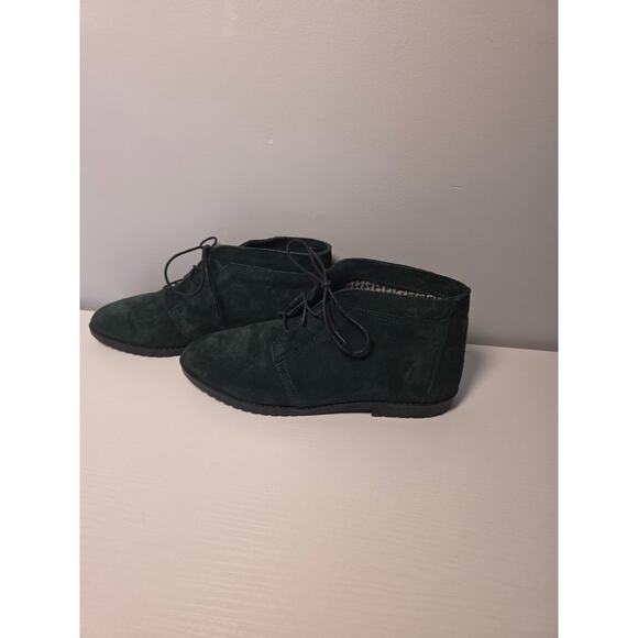 Northern Explorer Shoes Sz 8 Chukka Booties Dark Green Suede Fall Spain Cozy - Picture 4 of 8